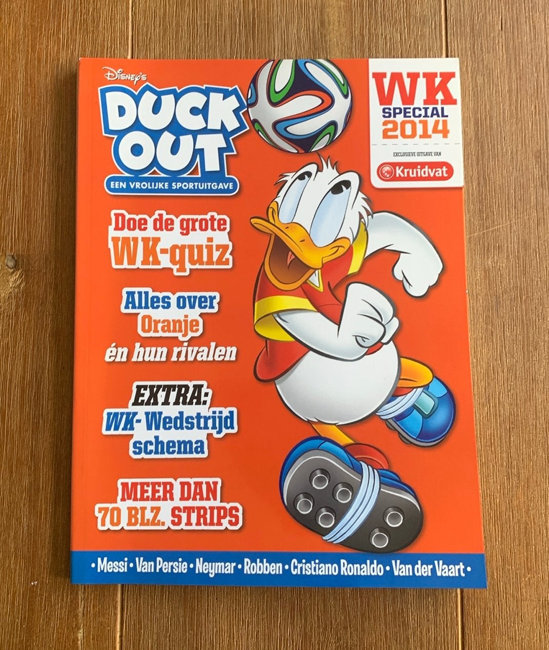 Duck Out WK Special 2014, Ophalen of Verzenden, Donald Duck, Zo goed als nieuw, Overige typen