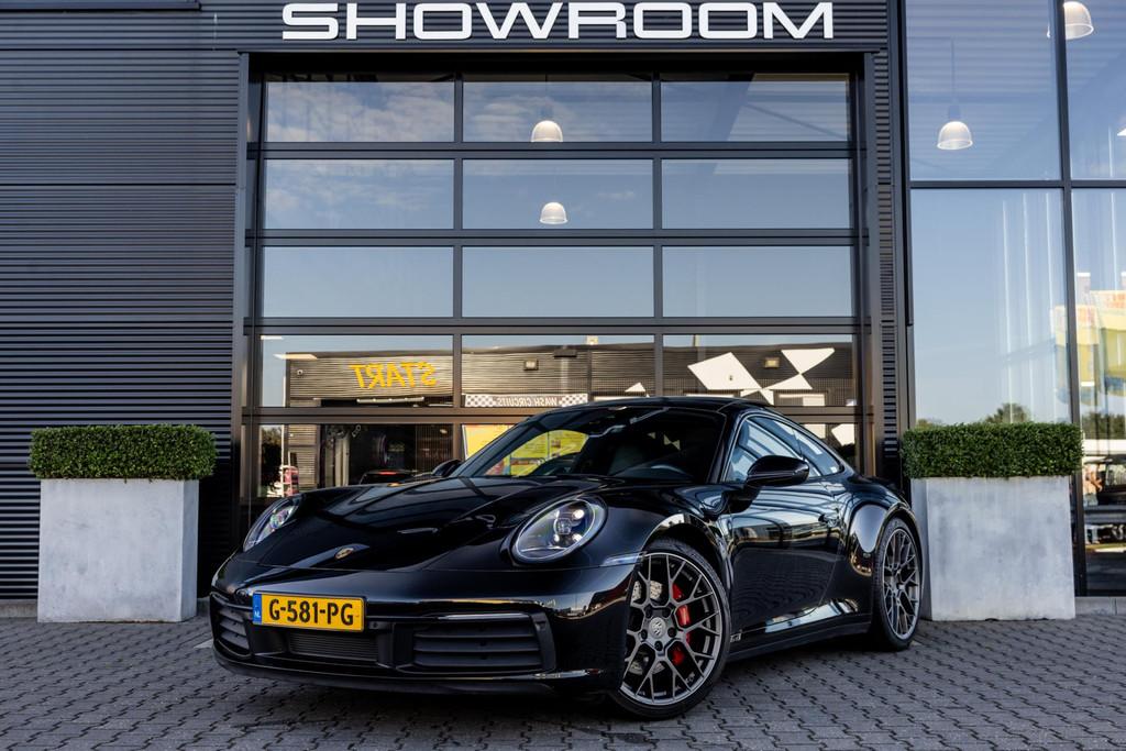 Porsche 911 992 3.0 Carrera 4 S, 450pk NL, Glasdak, 14-Wegst, Auto's, Porsche, Automaat, Gebruikt, 4 stoelen, Zwart