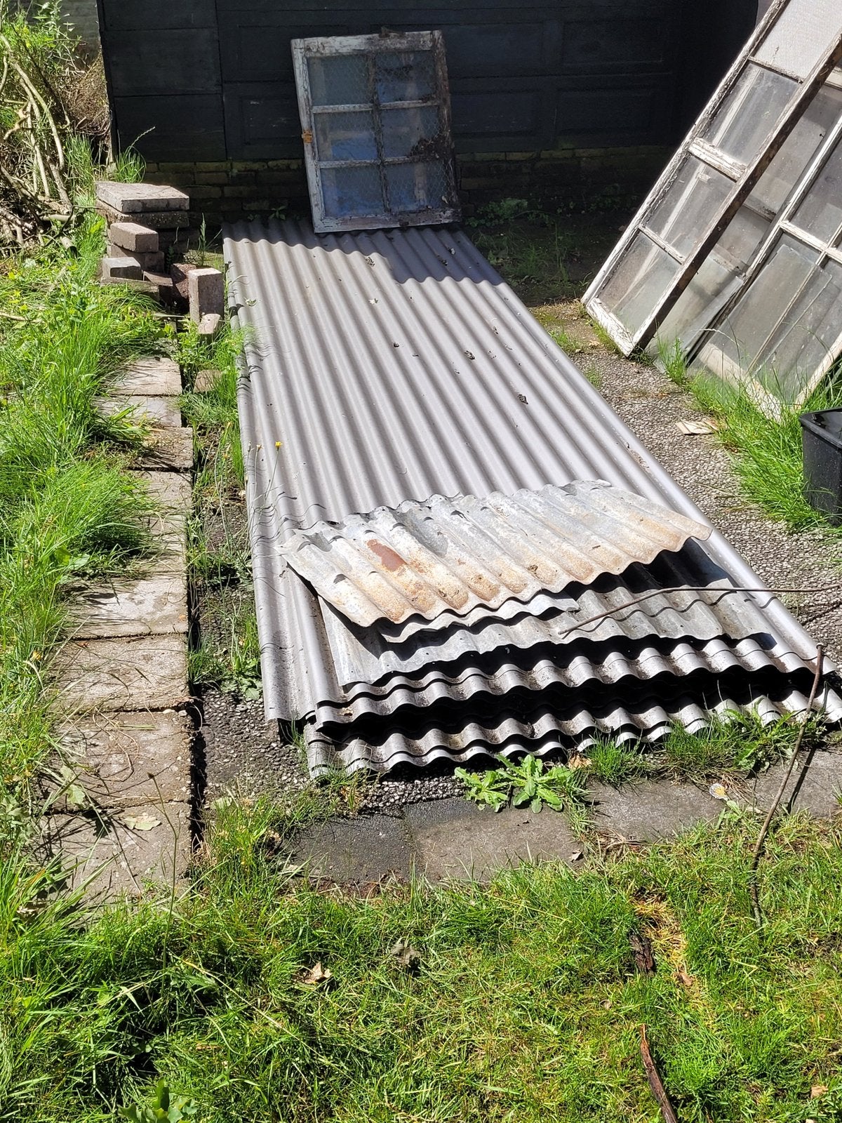 Golfplaten, Doe-het-zelf en Verbouw, Ophalen, Gebruikt, Overige kleuren, 15 m² of meer