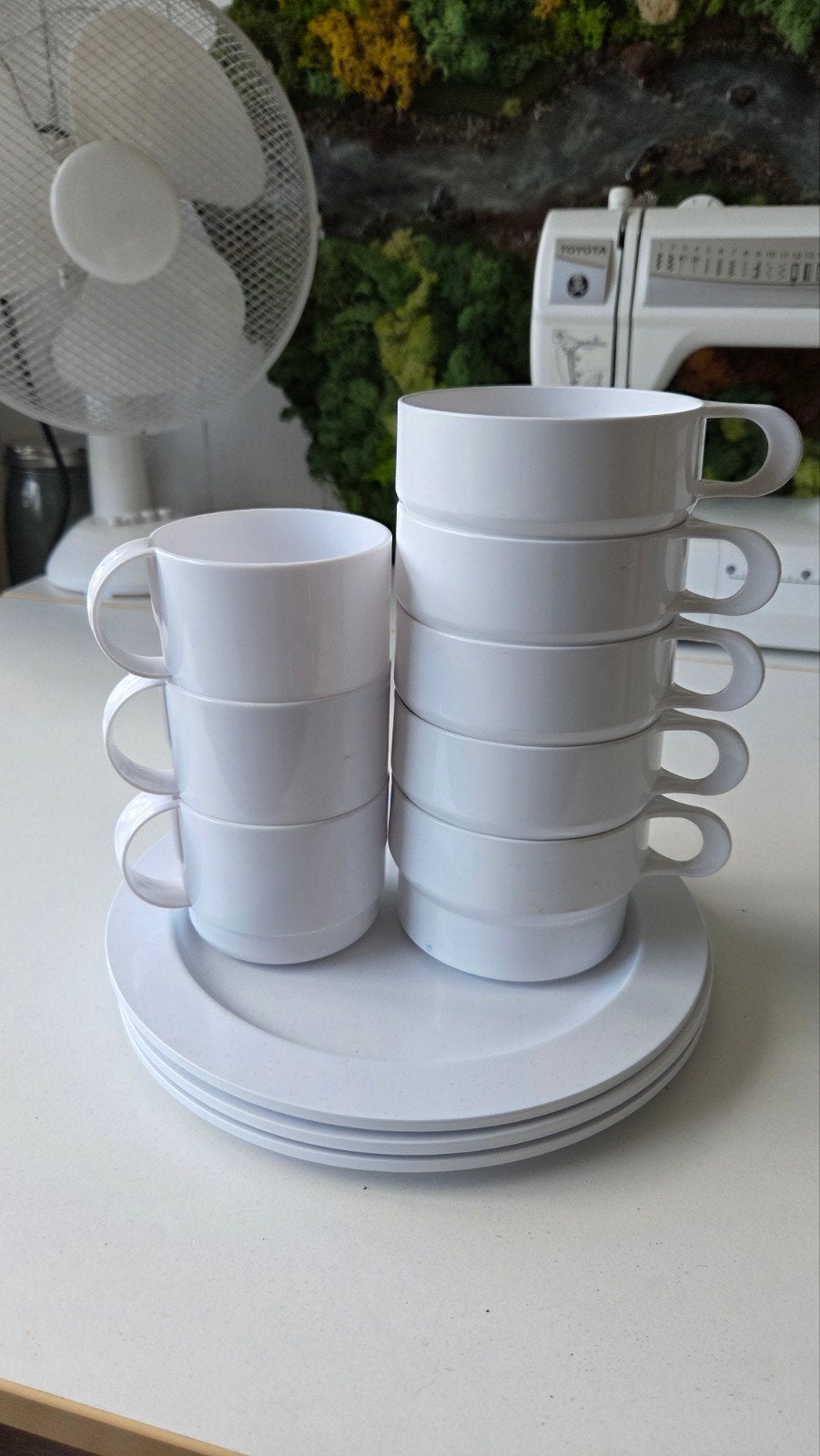 Campingservies kampeerservies, Ophalen