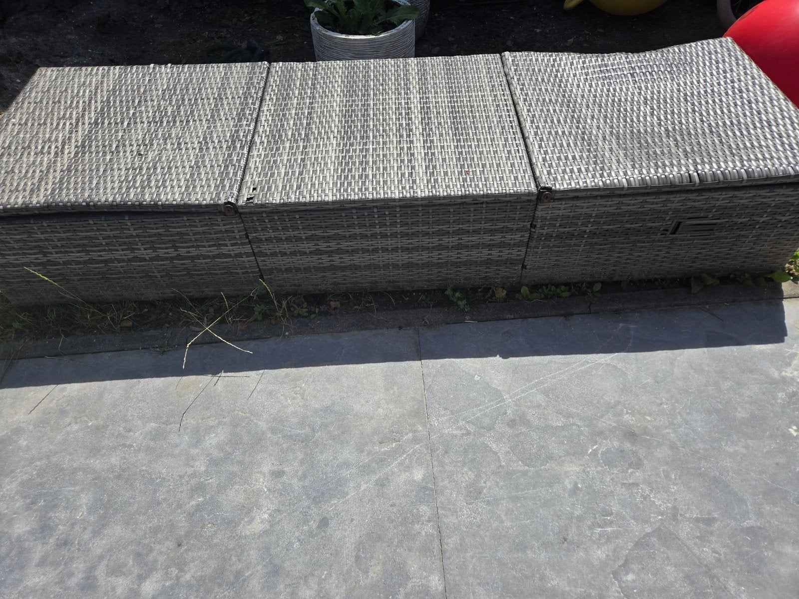 Loungebank, Ophalen, Gebruikt, Wicker