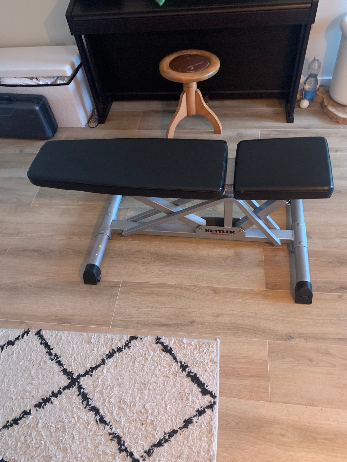 Sport/halter bench/bankje, Sport en Fitness, Fitnessmaterialen, Ophalen, Zo goed als nieuw, Fitnessbank