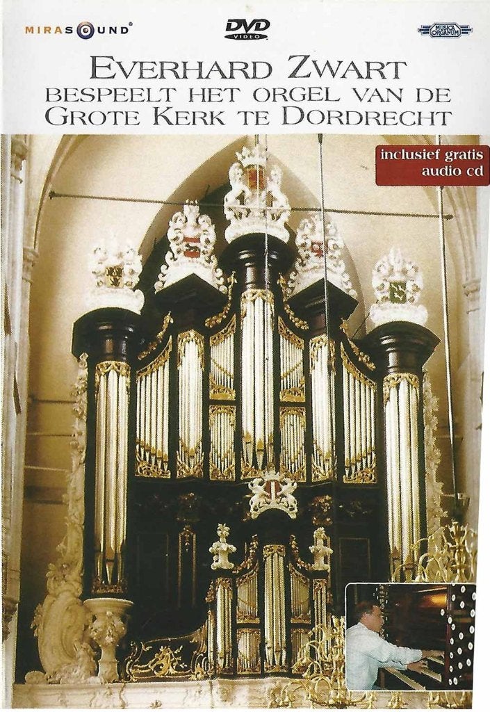 OrgelCD+DVD: Everhard Zwart bespeelt orgel Dordrecht, Ophalen of Verzenden, Zo goed als nieuw, Instrumentaal, Orgel