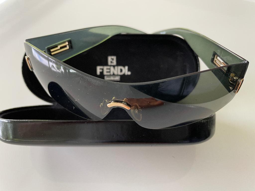 vintage classic Fendi occhiali Col. 300, Overige merken, Gebruikt, Zonnebril, Zwart