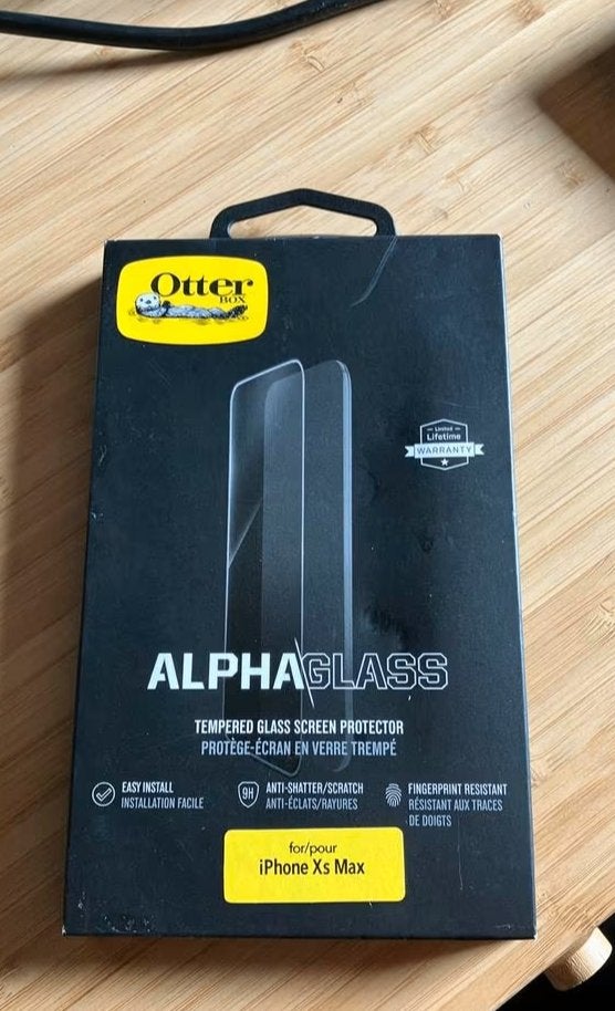 Alpha Glass iPhone XS Max, Telecommunicatie, Nieuw, Hoesje of Tasje, Ophalen of Verzenden, Meerkleurig