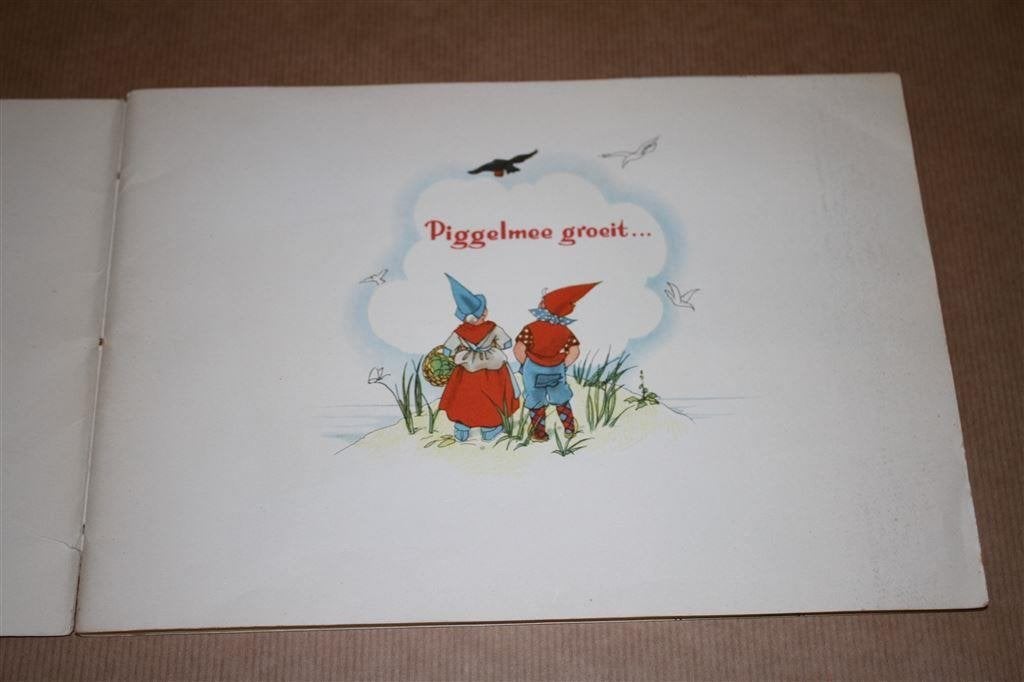 Piggelmee groeit. Compleet plaatjesalbum 1955., Ophalen of Verzenden, Gelezen