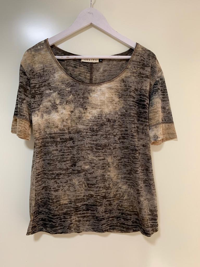 Dames t’shirt van de Costes maat 38, Maat 38/40 (M), Bruin, Ophalen of Verzenden, Zo goed als nieuw