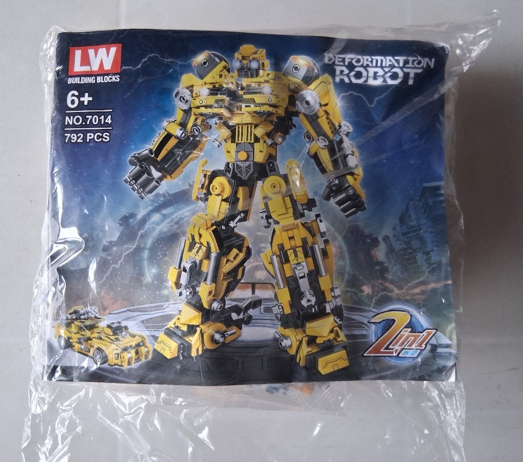 LW Building Blocks 2-in-1 Deformatie Robot (792 stuks), Ophalen of Verzenden, Nieuw, Overige merken