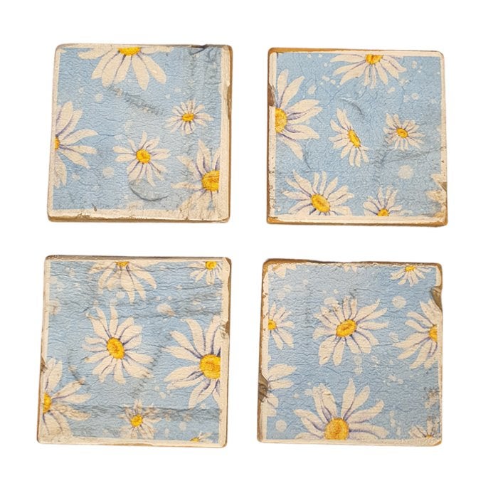 DUTCH MOOD - ONDERZETTERS - KLEUR - MARGRIETJES, Ophalen of Verzenden, Nieuw, Hout