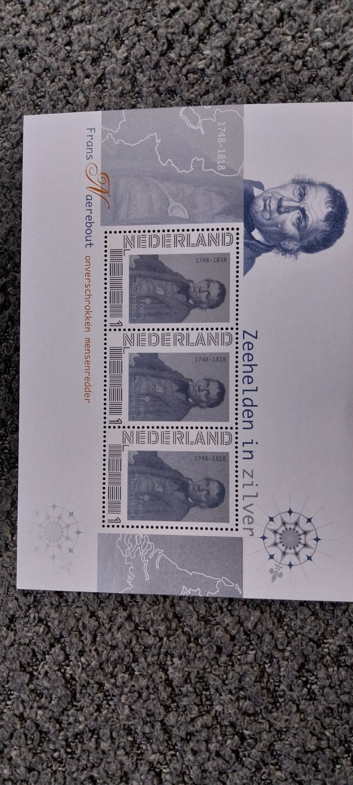 Persoonlijke postzegels zeehelden, Ophalen of Verzenden