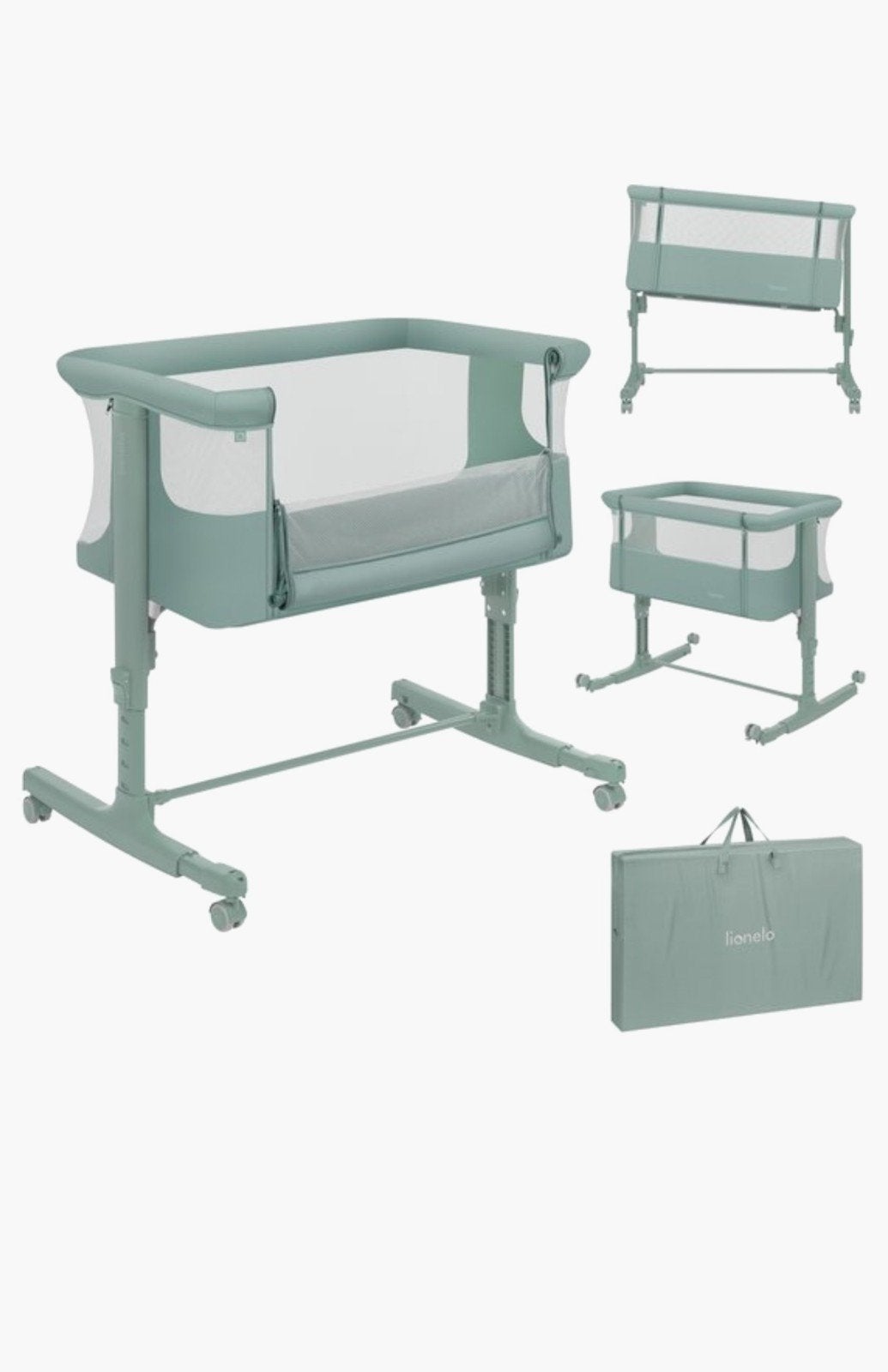 Lionelo Co-sleeper/Wiegje met Wieltjes, Kinderen en Baby's, Babywiegjes en Ledikanten, Ophalen, Zo goed als nieuw, Wieg