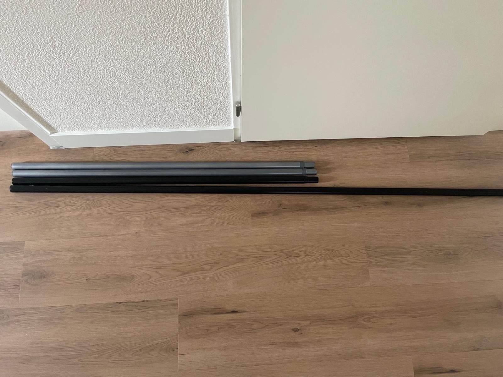 Gordijnroede en accessoires, Ophalen, Gebruikt