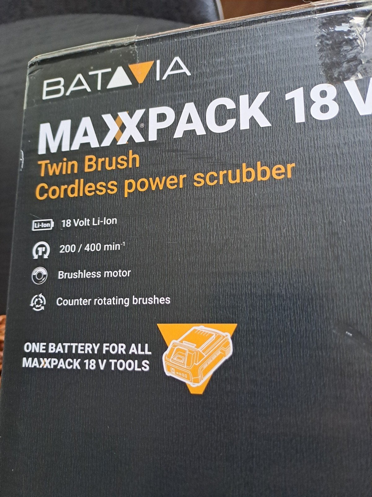 Batavia Maxxpack 18V Accu Power-Scrubber, Ophalen, Zo goed als nieuw