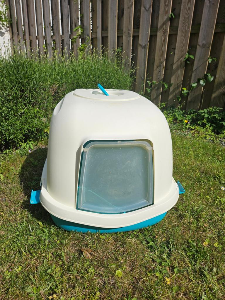 Kattenbak voor grote katten Ragdoll/Maine Coon etc, Ophalen of Verzenden, Gebruikt, Gesloten