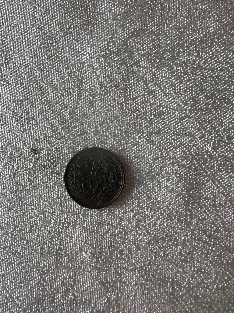 1/2 cent 1922, Ophalen of Verzenden, Koningin Wilhelmina, Overige waardes, Losse munt