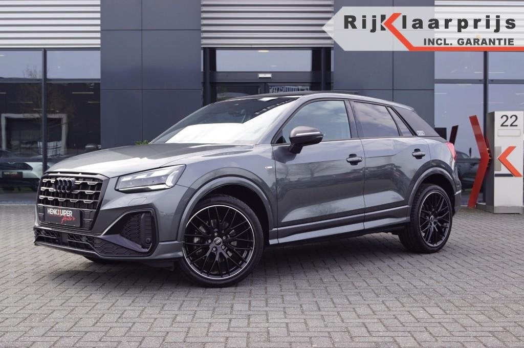 Audi Q2 35 TFSI S-Tronic S-Line / Panodak / Leer ruitmotief/, Automaat, Lederen bekleding, Leder, Bedrijf