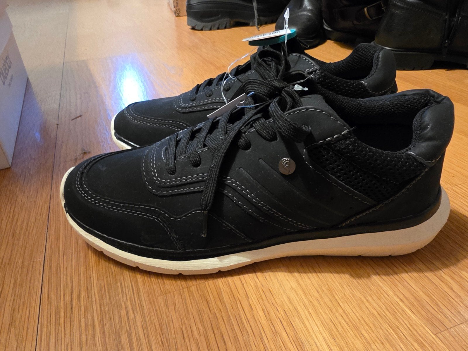 Zwarte Footflexx sneakers, maat 42, nieuw, Kleding | Heren, Ophalen of Verzenden, Nieuw