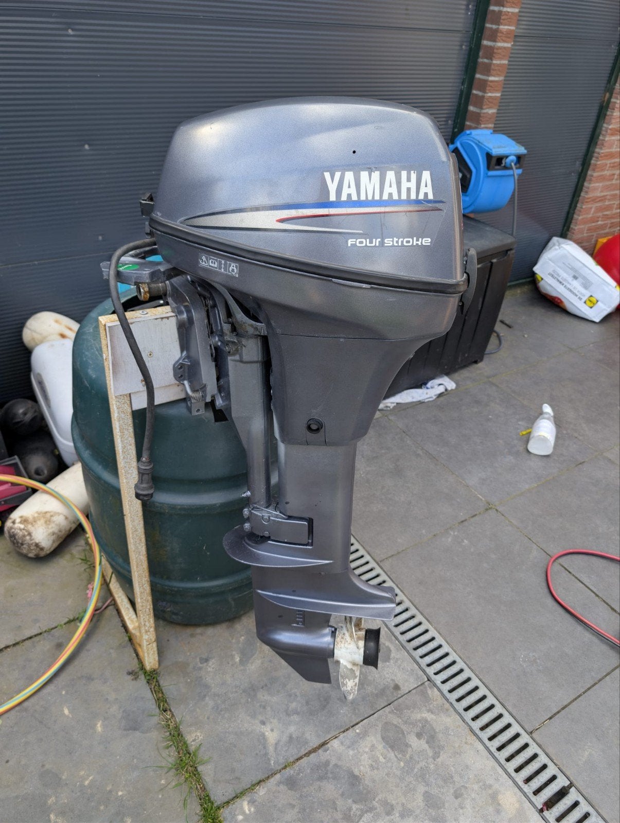 Yahama 9.9 pk Langstaart 4 takt met 8 pk kap, Ophalen, Benzine, 5 tot 10 pk