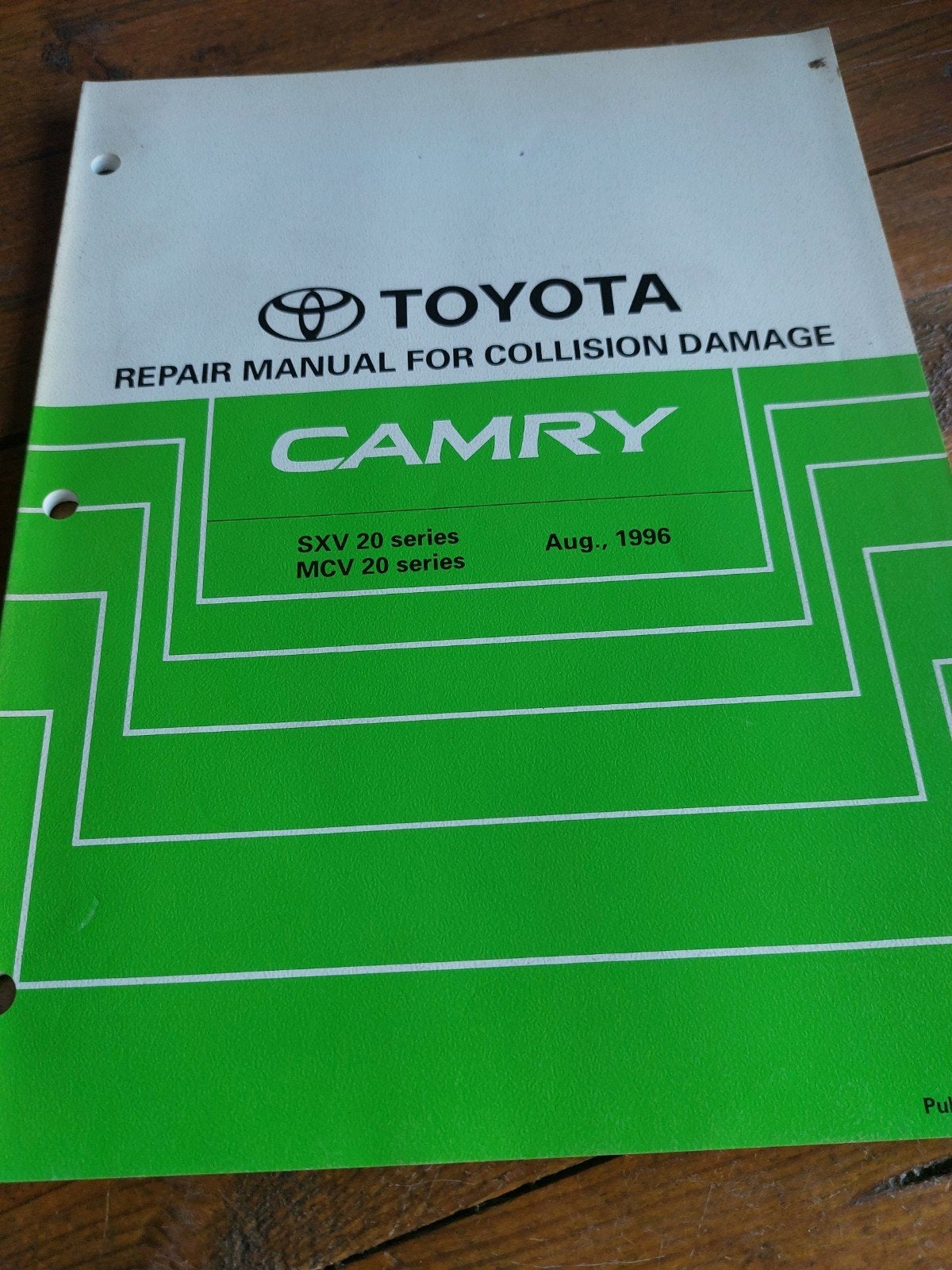 REPAIR MANUAL FOR COLLISION DAMAGE TOYOTA CAMRY SXV20 MCV20, Ophalen of Verzenden
