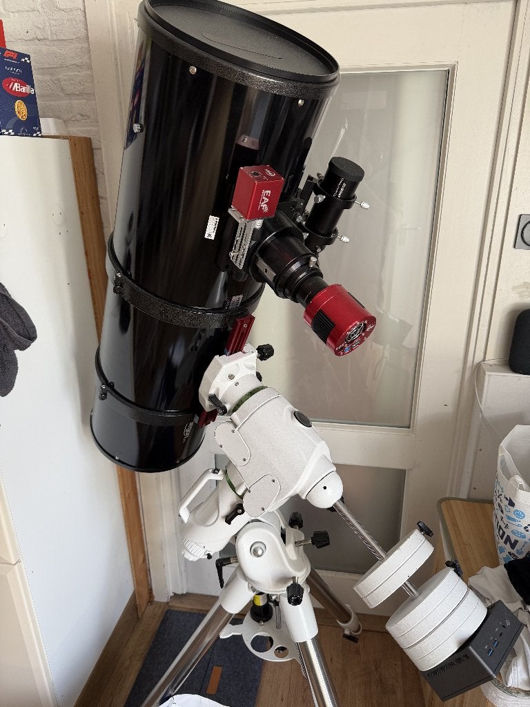 Complete Astrofoto Setup EQ6-R Pro + ASI533MC Pro + 203/1000, Ophalen, 200 mm of meer, Met statief, Gebruikt