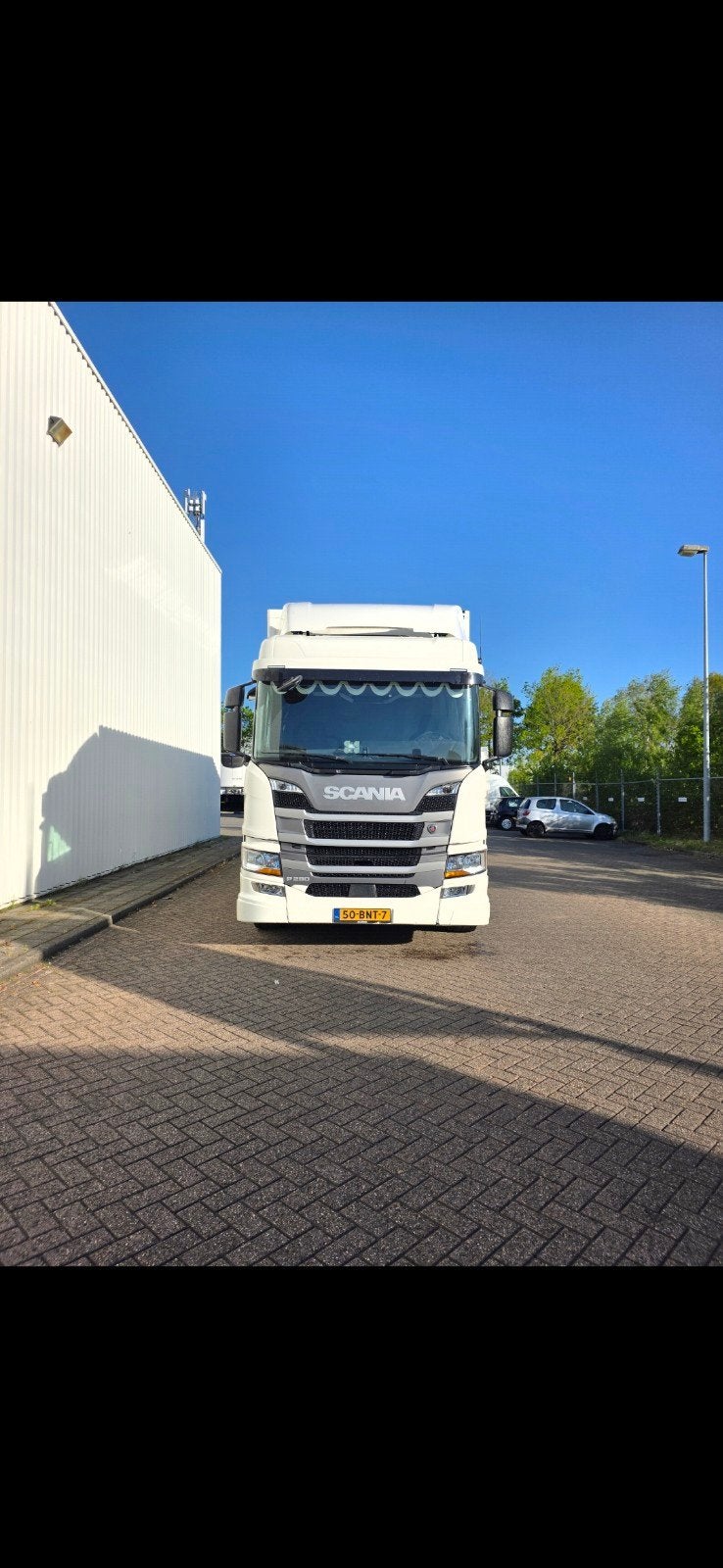 Scania P280 Bakwagen met laadklep 2019, Auto's, Automaat, Euro 6, Scania, Wit