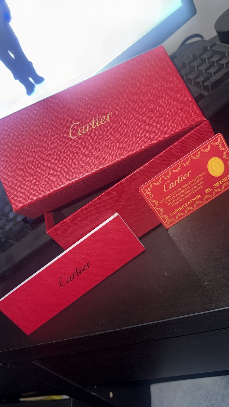Cartier Piccadilly bril - ongedragen, Overige merken, Overige kleuren, Ophalen of Verzenden, Zo goed als nieuw