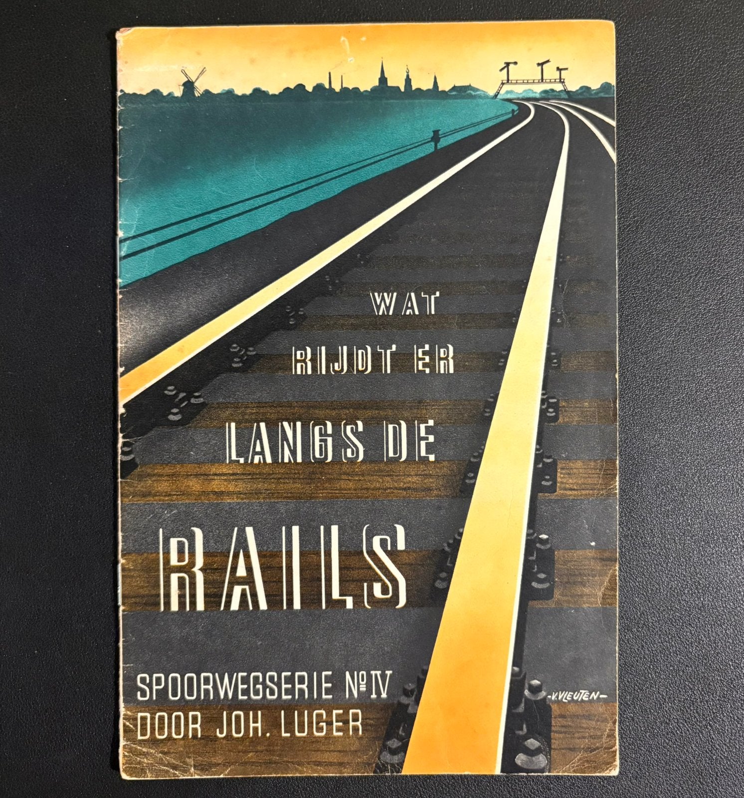 Wat rijdt er langs de rails (1938), Verzamelen, Ophalen of Verzenden, Gebruikt, Trein, Boek of Tijdschrift