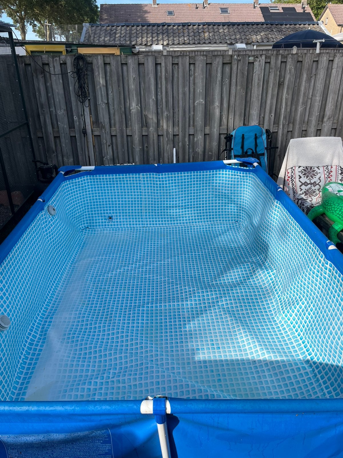 Intex zwembad incl zandfilterpomp en allerlei accessoires, Ophalen, Gebruikt, Overige typen