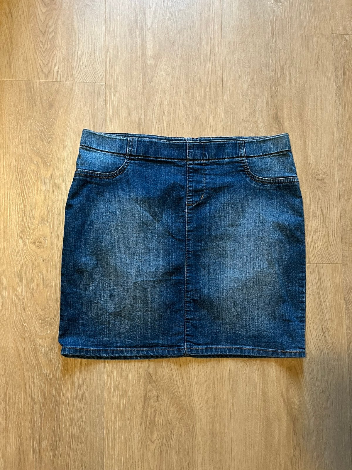 Spijker rok c&a maat 42 zgan, Blauw, Maat 42/44 (L), Ophalen of Verzenden, Zo goed als nieuw