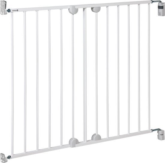 Safety 1st Wall Fix Traphekje - Uitschuifbaar - Wit, Kinderen en Baby's, Traphekjes, Ophalen, Nieuw, 100 tot 115 cm, Metaal of IJzer