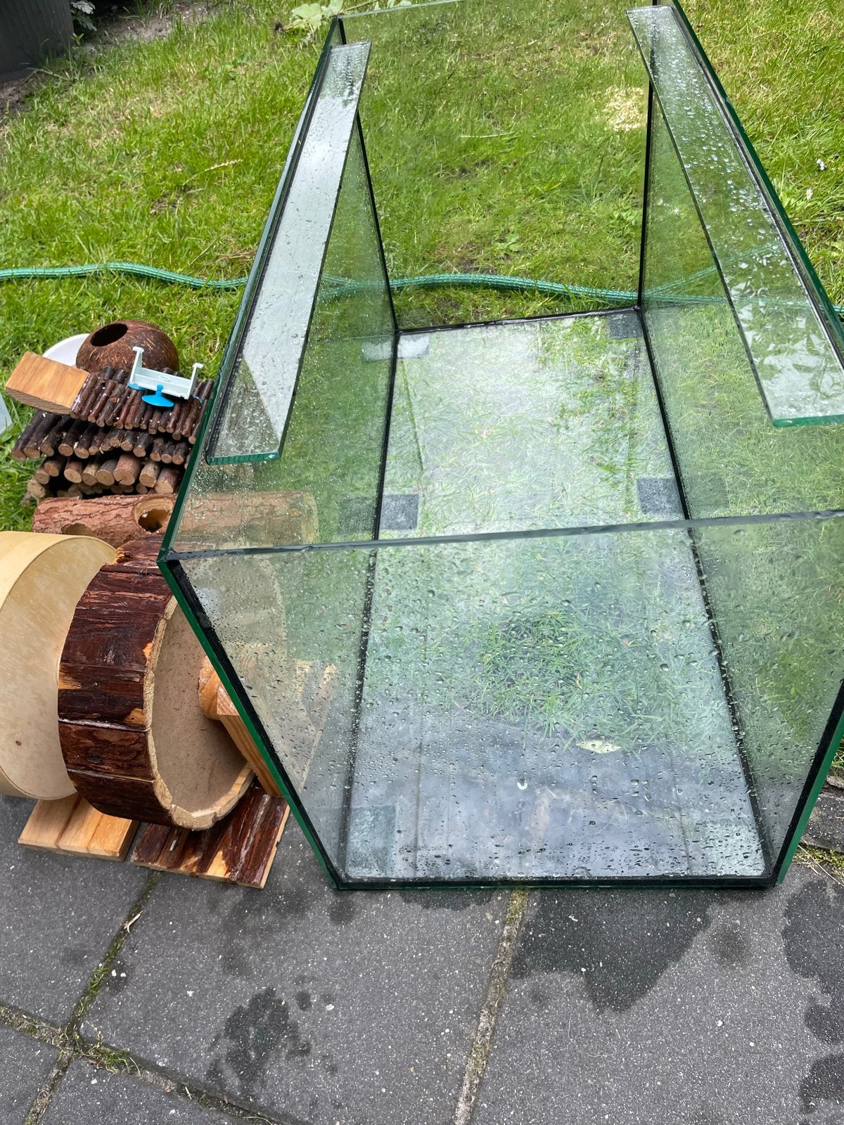 Glazen hamster muis bak terrarium incl spullen., Ophalen, Overige typen