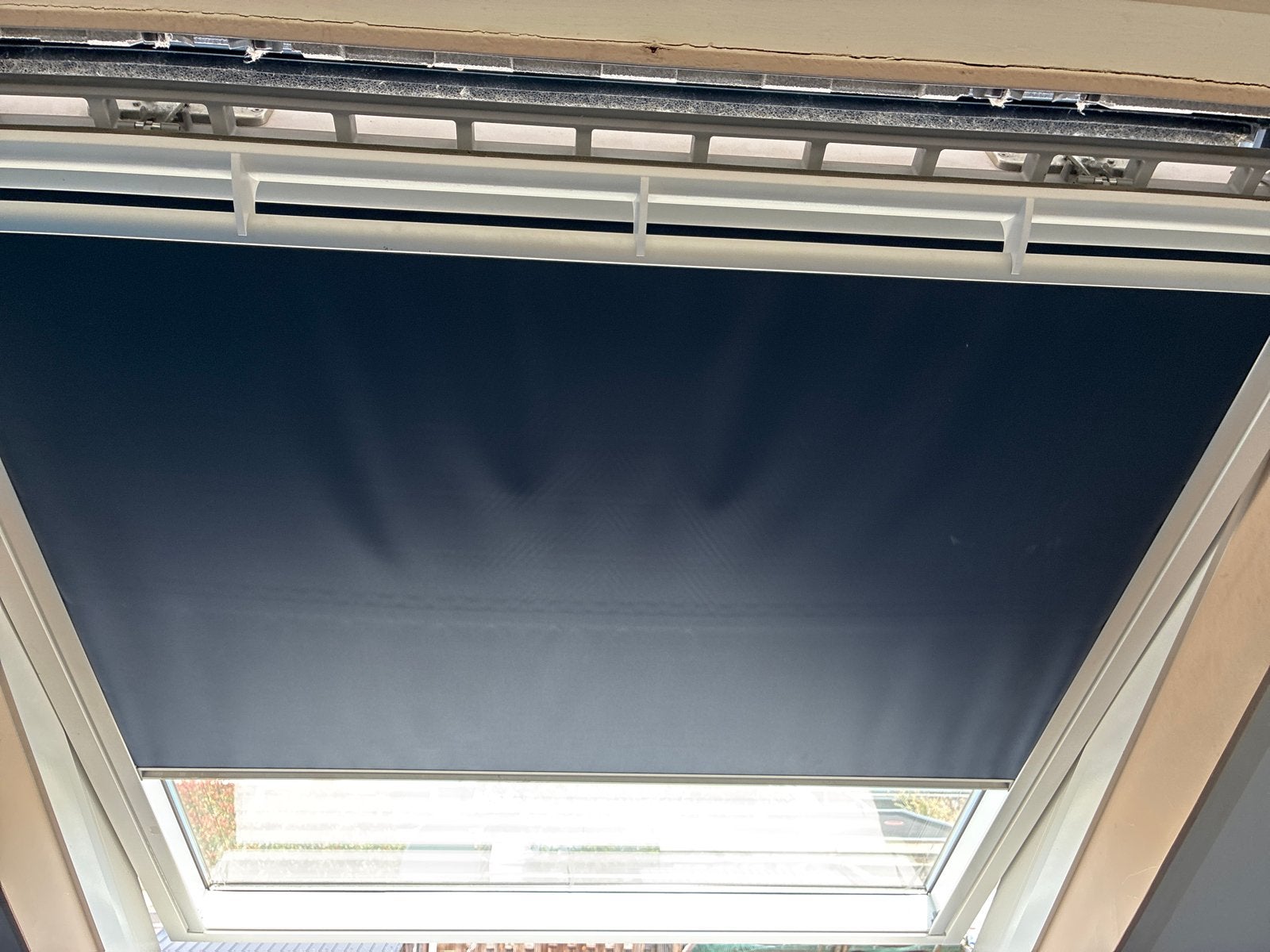 Velux GGL UK08 verduisterend rolgordijn., Gebruikt, Overige typen, Ophalen of Verzenden, Hout