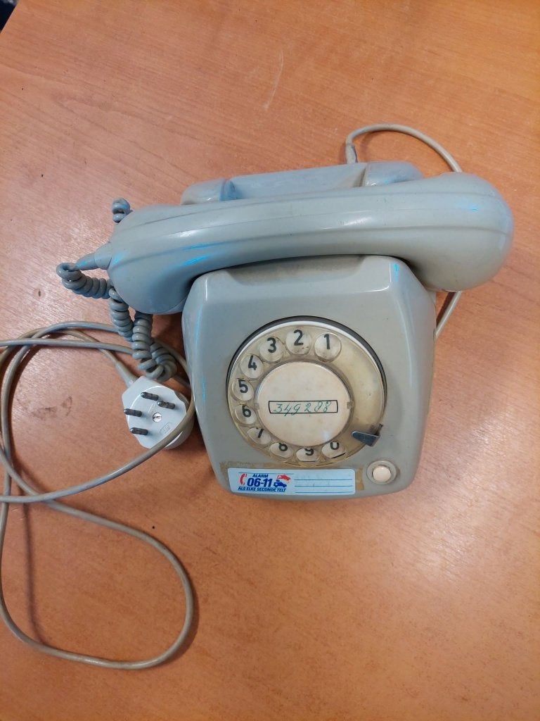 Vintage PTT T65 Telefoon met Draaischijf - Crème koopje, Eu, Eu, Met draaischijf, Ophalen of Verzenden