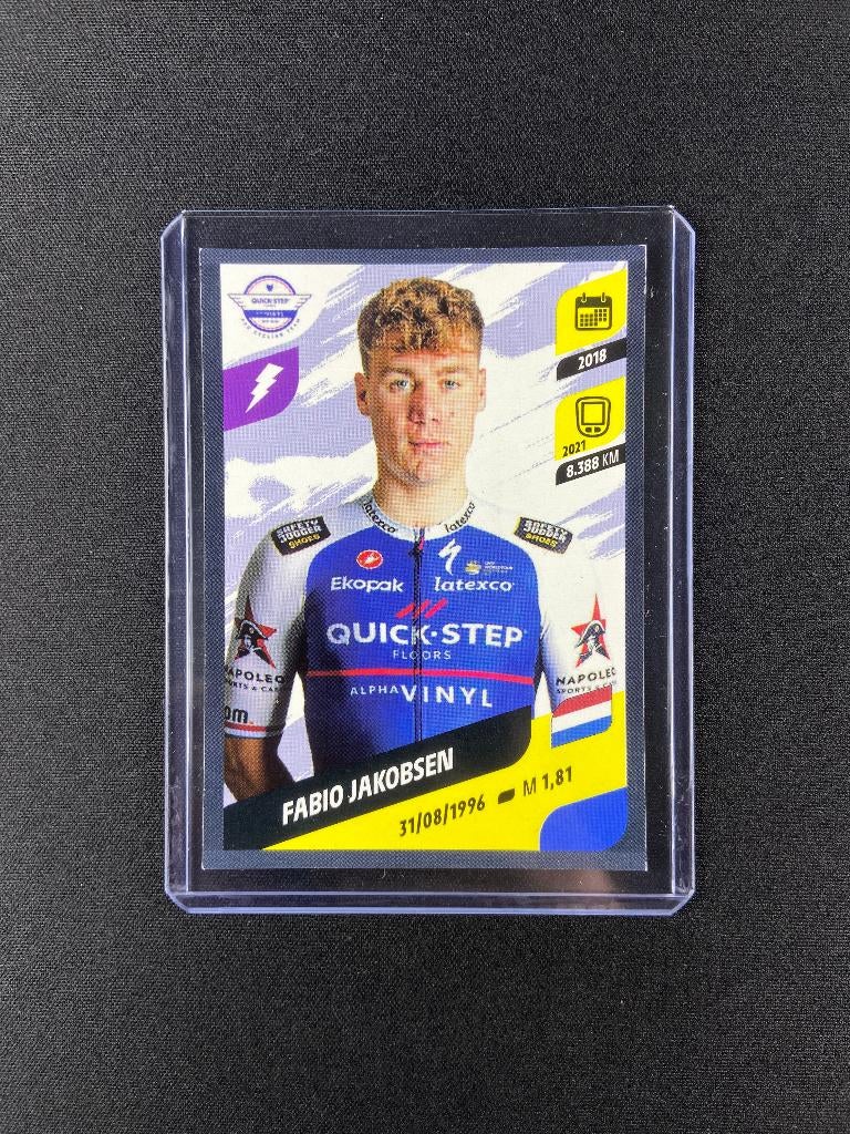 Fabio Jakobsen Panini Tour de France 2022 Sticker Quick Step, Verzenden, Zo goed als nieuw, Overige sporten, Poster, Plaatje of Sticker