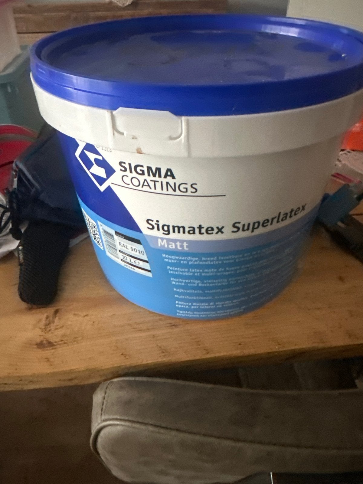 Sigma Superlatex 9010 Matt - Nieuw en 9003, Ophalen, Wit, Nieuw, Verf