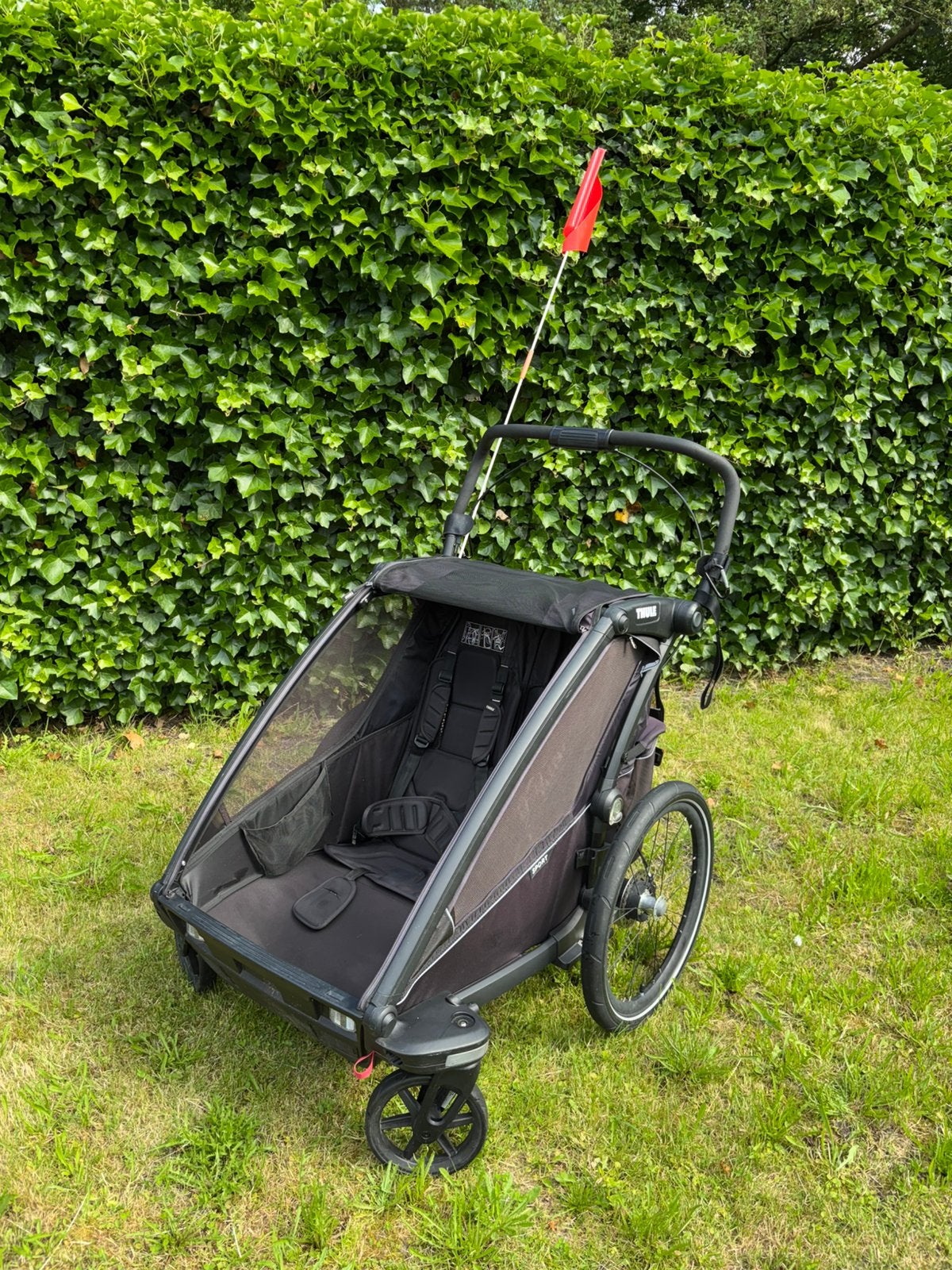 Thule Chariot Sport Fietskar 2-Kinderen (incl. jogging kit), Fietsen en Brommers, Fietsaccessoires | Aanhangers en Karren, Ophalen