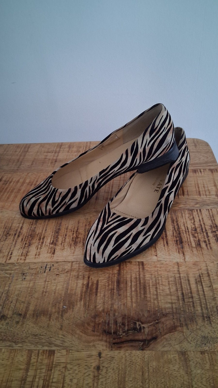 BRUNATE Ballerina's Zebraprint mt. 39, Overige kleuren, Zo goed als nieuw, BRUNATE, Ballerina's