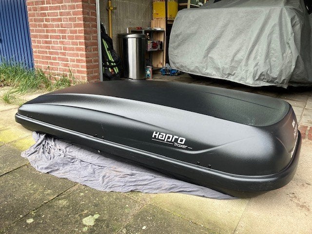 Te huur: Hapro Traxer 8.6 dakkoffer/skikoffer, Auto diversen, Ophalen, Gebruikt