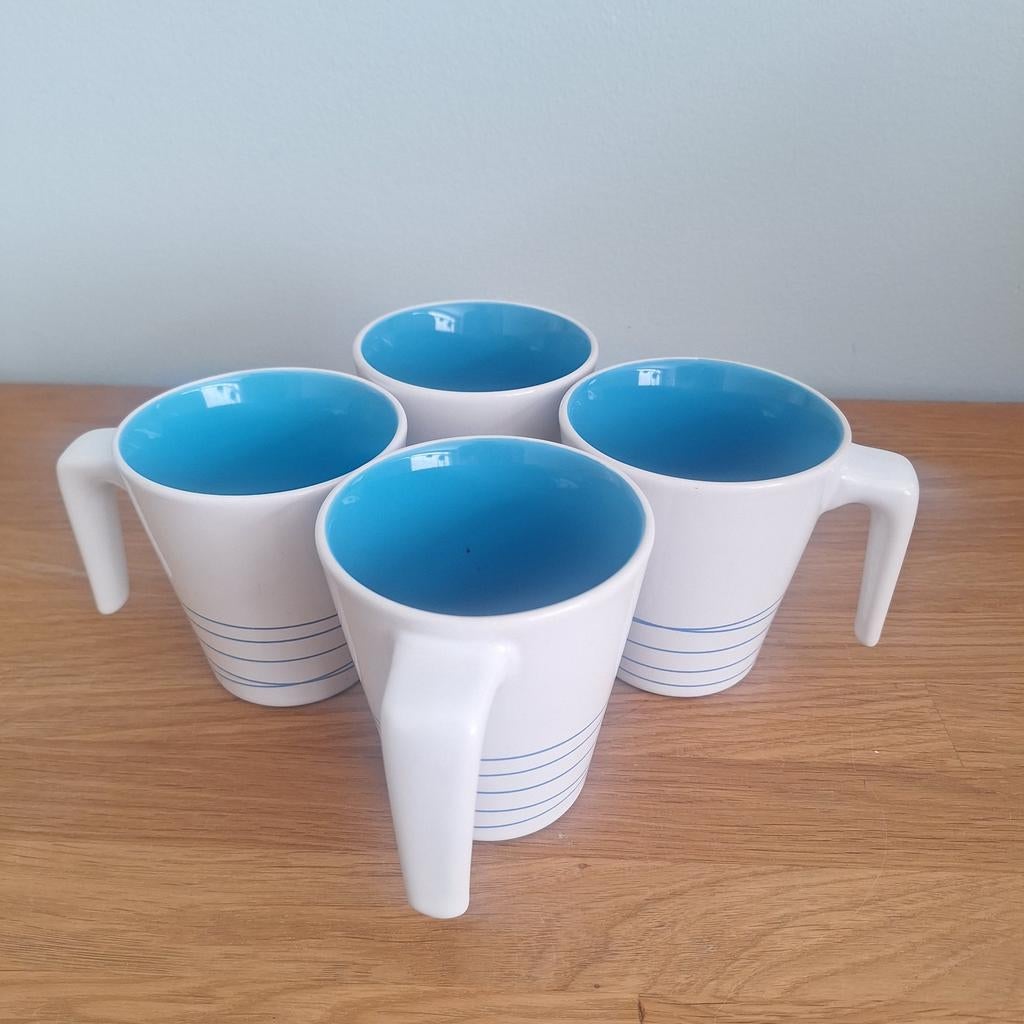 4x IKEA Hurrig mokken, Ikea, Keramiek, Ophalen of Verzenden, Zo goed als nieuw