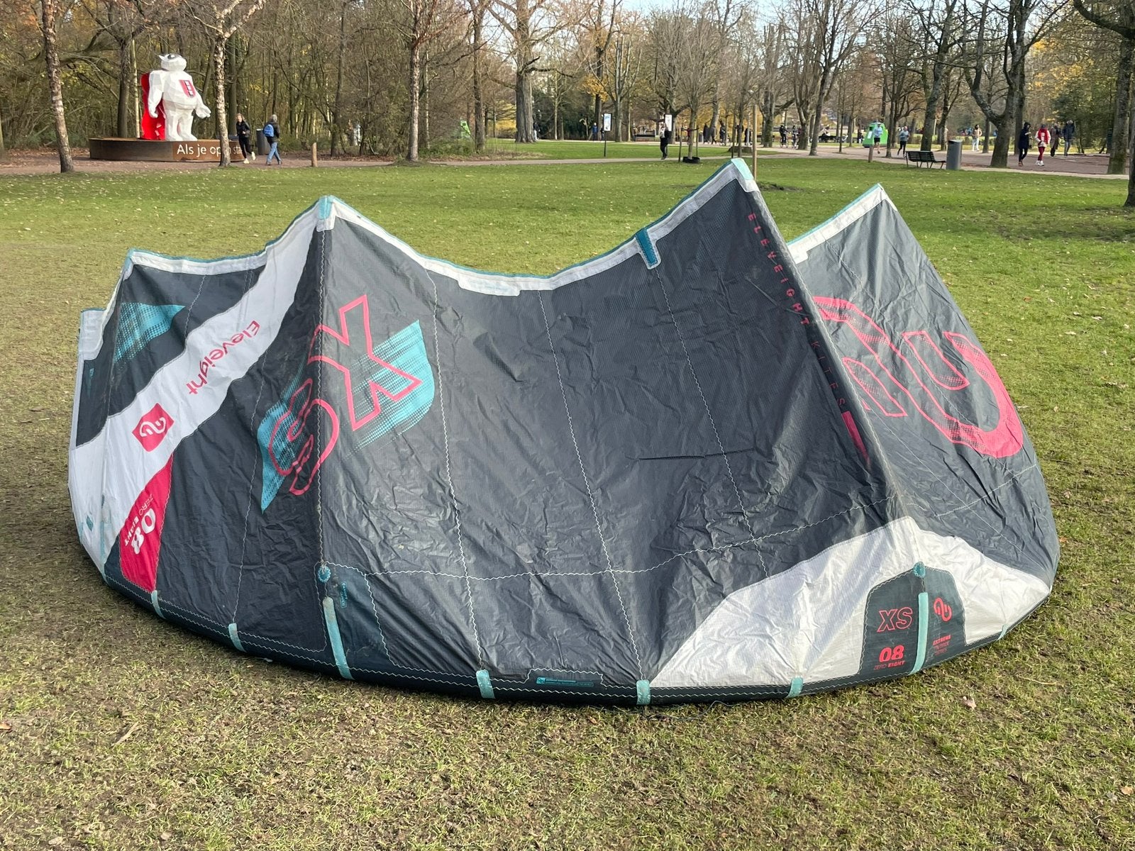 Eleveight XS 8 meter v3, Watersport en Boten, 8 m², Geen board, Ophalen of Verzenden, Zo goed als nieuw