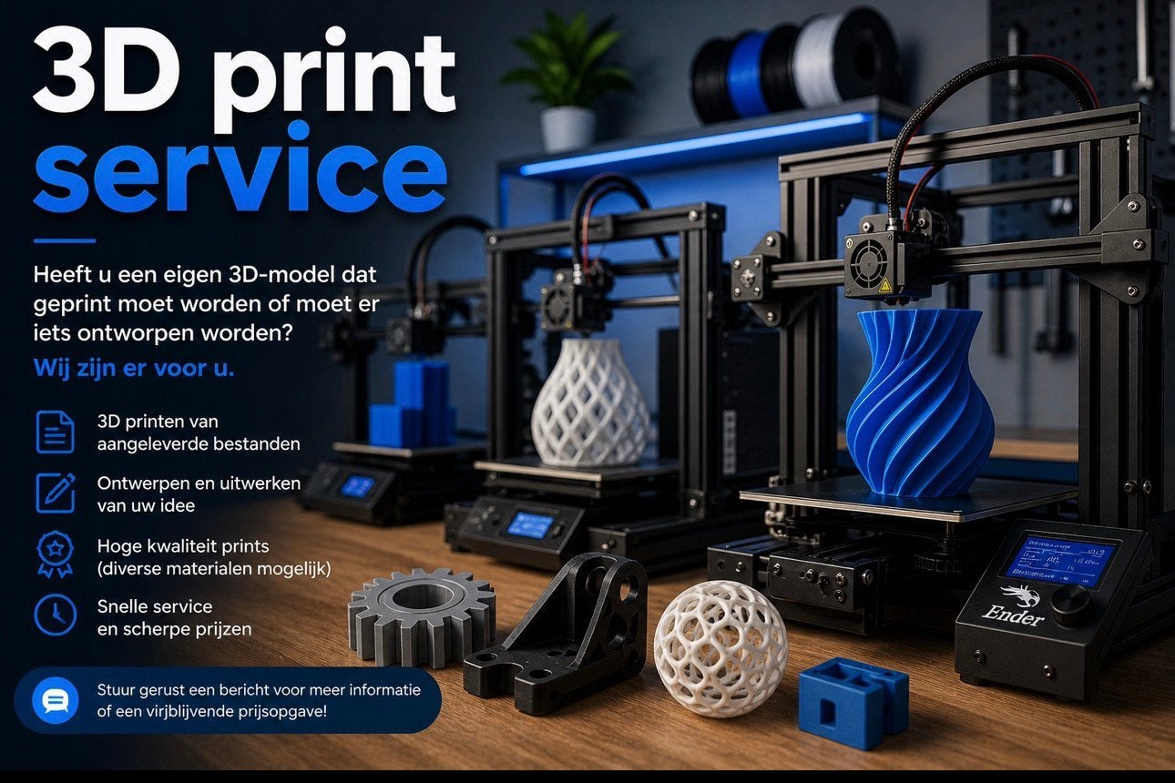 3D print service, Ophalen, Zo goed als nieuw