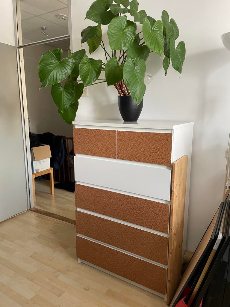 IKEA Malm ladekast met 6 lades, Ophalen, Gebruikt, 5 laden of meer, 100 tot 150 cm