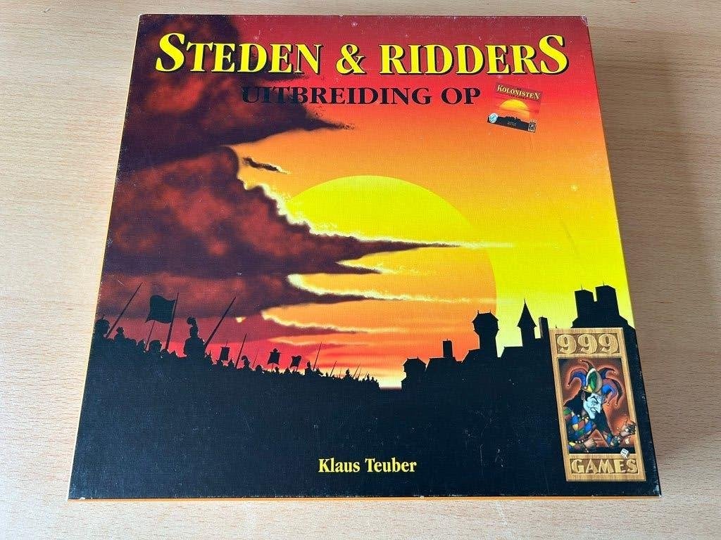 Steden en Ridders hout, met 'nieuwe' kaartjes, Drie of vier spelers, Ophalen, Gebruikt, 999 Games   ..
