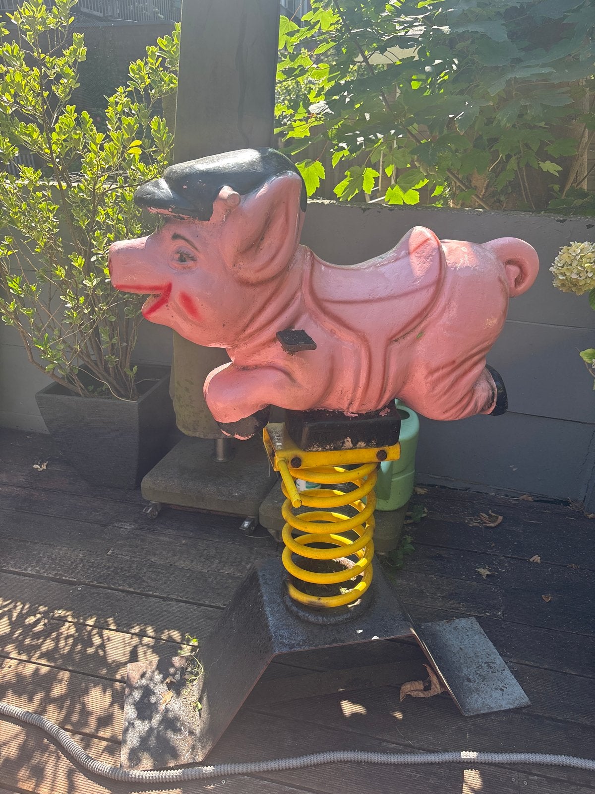 Leuke varkens wipkip voor de tuin of speeltuin, Ophalen, Gebruikt, Overige typen