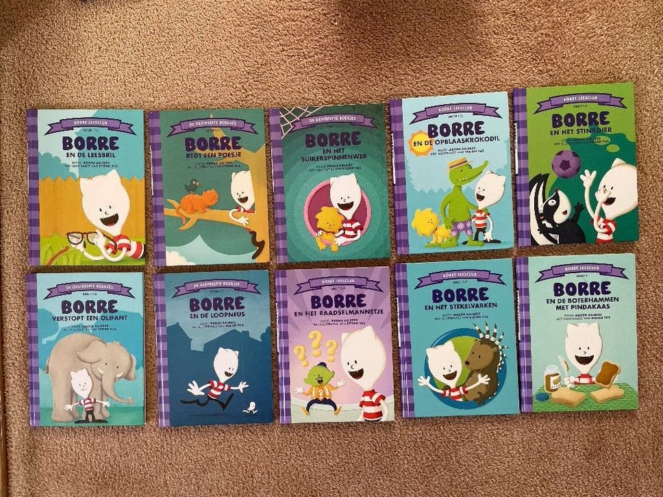 Borre gestreepte boekjes. Groep 1/2. Jeroen Aalbers., Boeken, Ophalen of Verzenden, Nieuw, Jeroen Aalbers, Fictie algemeen
