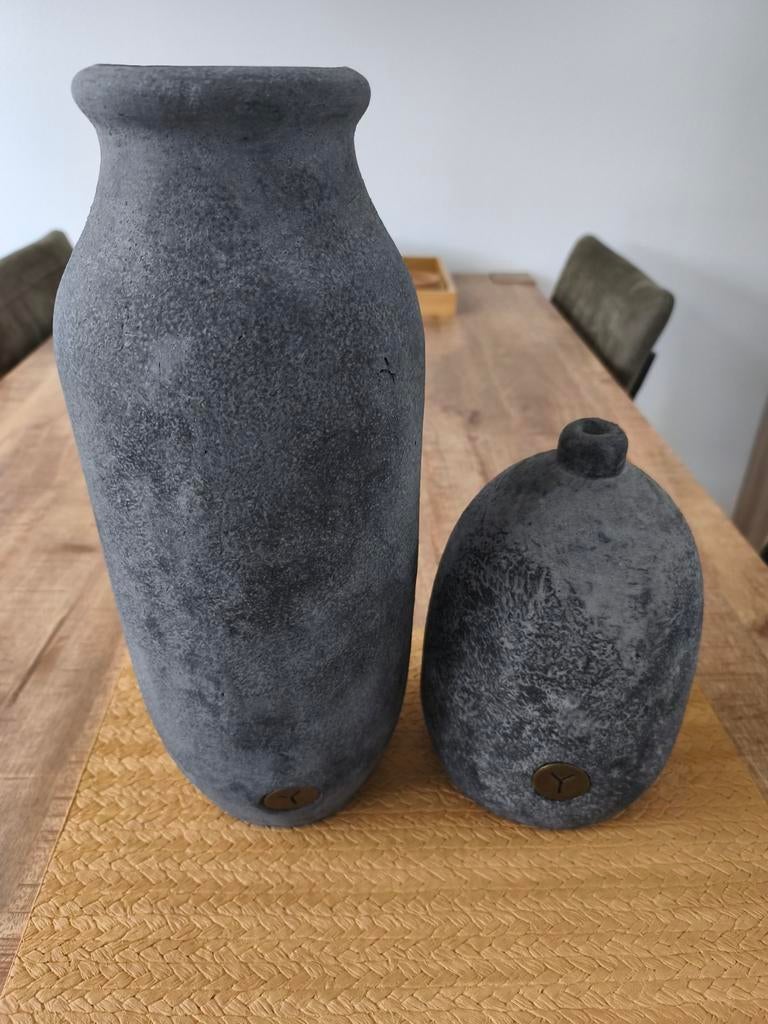 Te koop, mooie nieuwe set brynxz vazen., Ophalen, Aardewerk of Porselein, Minder dan 50 cm