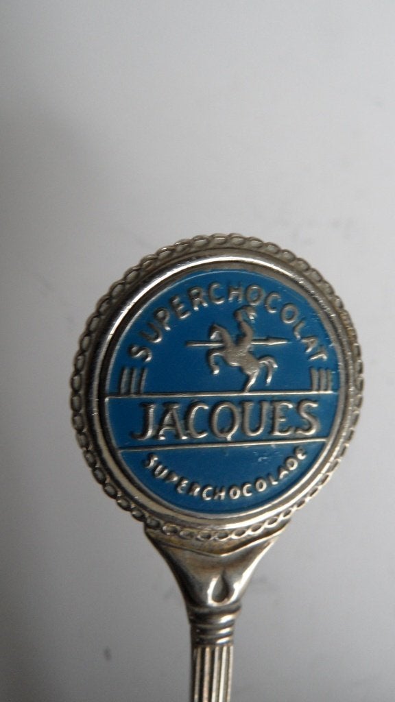 Jacques chocolade theelepel, Verzamelen, Merken en Reclamevoorwerpen, Verzenden, Gebruikt, Gebruiksvoorwerp