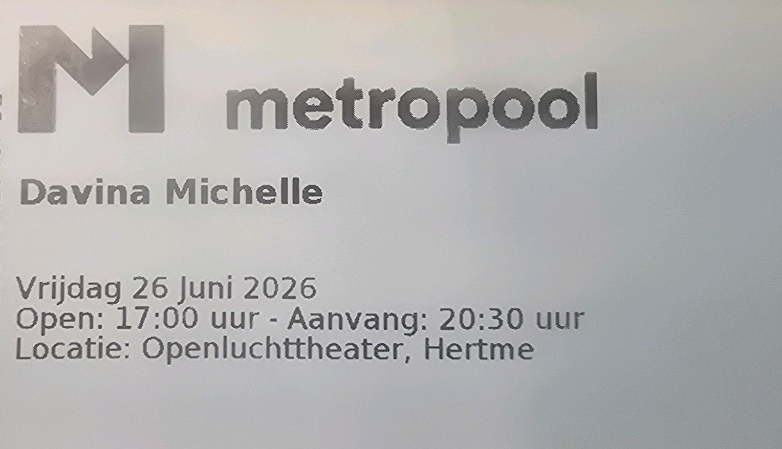 Davina michelle, Twee personen