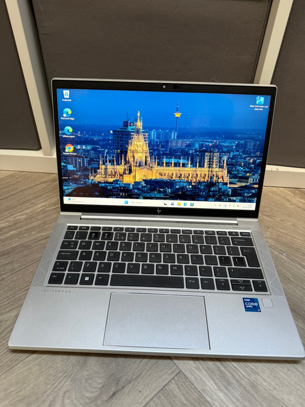 HP elitebook 830 G8 | i7 1185G7 | 256 | 16GB | 13.5 touch, 2 tot 3 Ghz, Qwerty, 13 inch, Met touchscreen