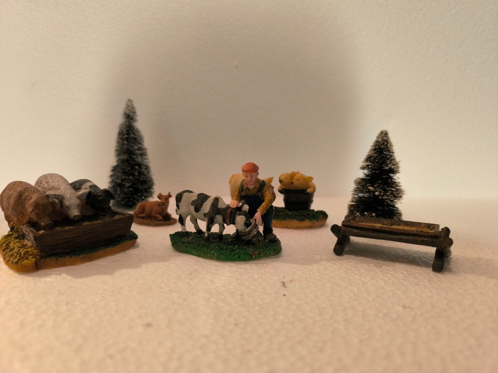 Mooie Lemax boerderij set - compleet, Ophalen of Verzenden, Zo goed als nieuw